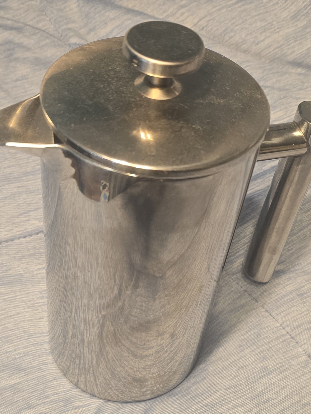 SECURA BA21 French Press Coffee Maker, 304 Stainless Steel, Silver